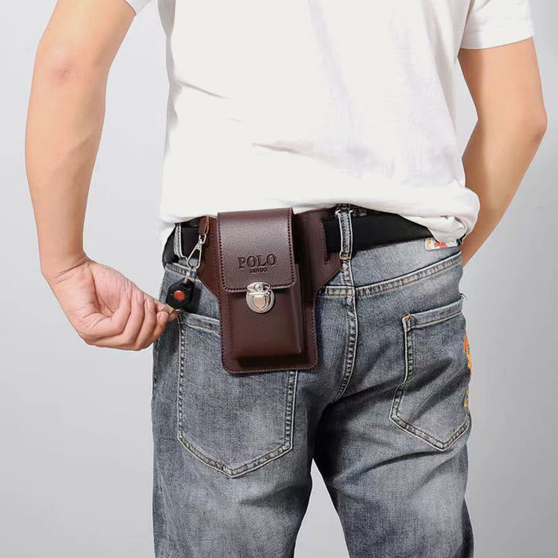 True leather belt pouch - Luxury and artisanal practicality