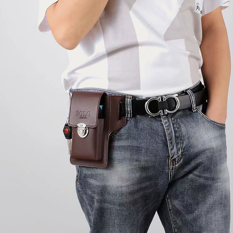 True leather belt pouch - Luxury and artisanal practicality
