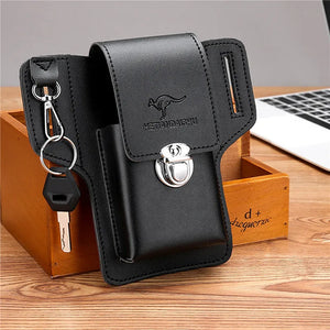 True leather belt pouch - Luxury and artisanal practicality