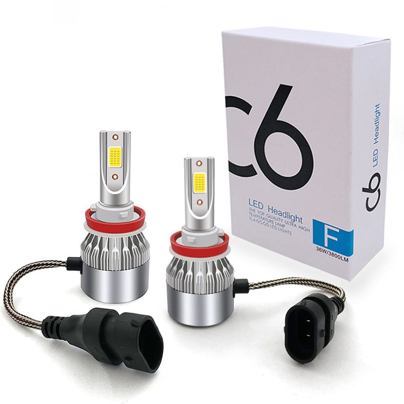 2 Phares LED de voiture Ultra Lumineux