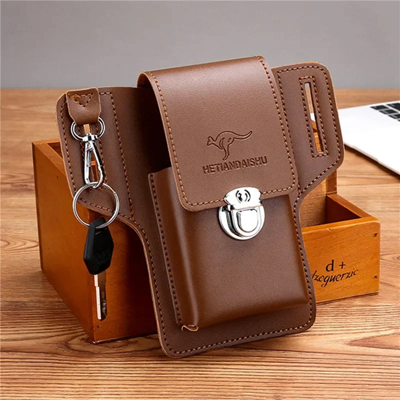True leather belt pouch - Luxury and artisanal practicality