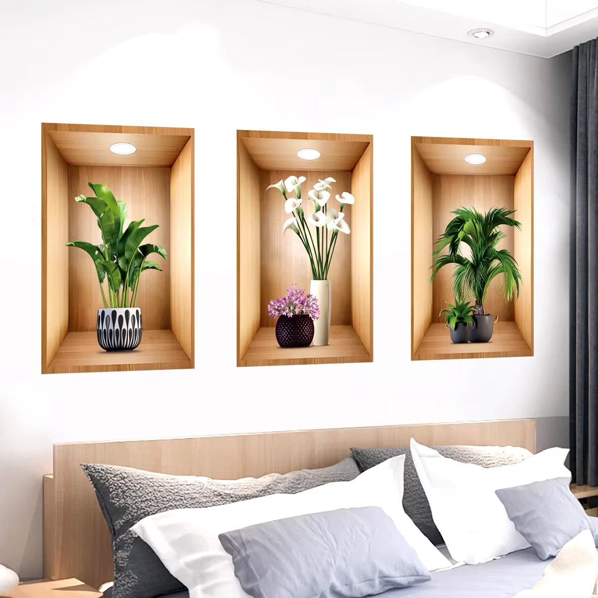 Pack de 3 Stickers Muraux 3D - Une Décoration Qui Fait la Différence !