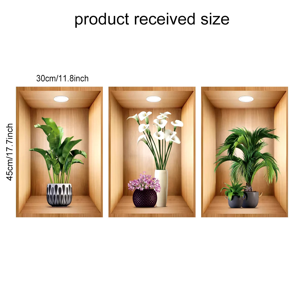 Pack de 3 Stickers Muraux 3D - Une Décoration Qui Fait la Différence !
