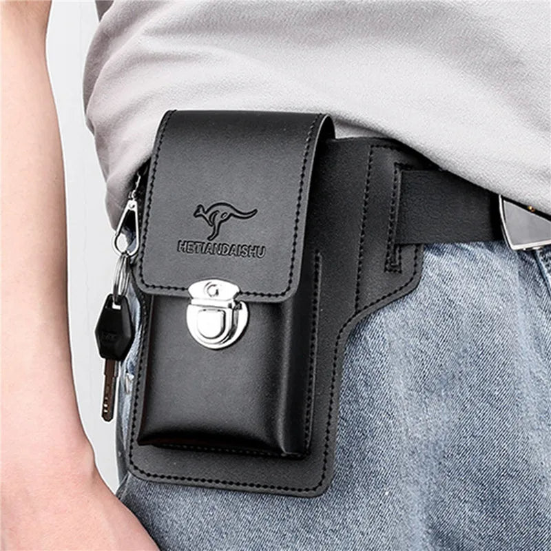 True leather belt pouch - Luxury and artisanal practicality
