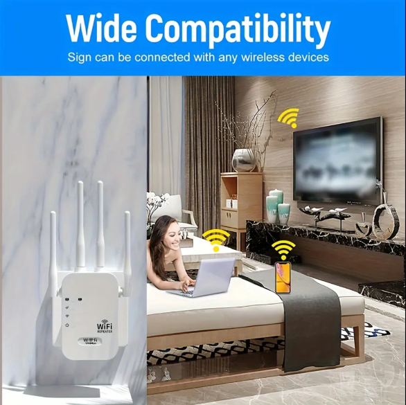 Boostez Votre Connexion WiFi avec le Répéteur Puissant 1200Mbps
