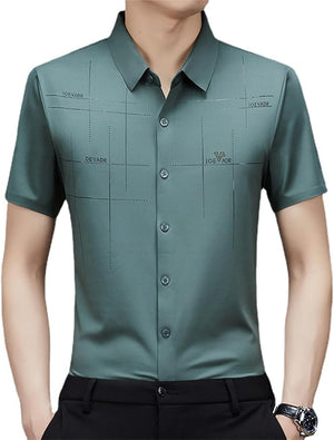 Chemise Homme en Soie Glacée Respirante