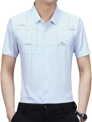 Chemise Homme en Soie Glacée Respirante