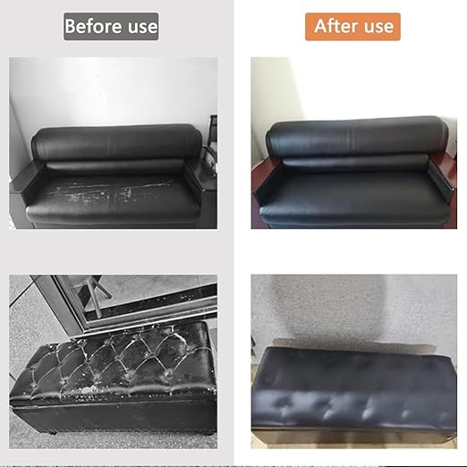 Kit de Réparation en Cuir - Patchs Adhesifs Pratiques