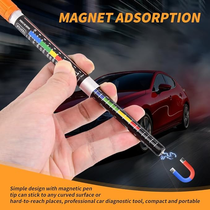 Jauge Magnétique Professionnelle pour Vérification de Carrosserie – Détection Facile des Retouches