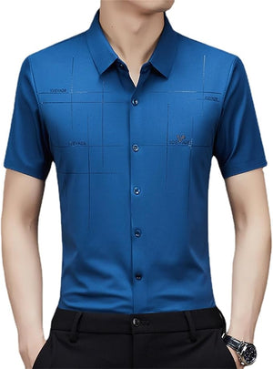 Chemise Homme en Soie Glacée Respirante