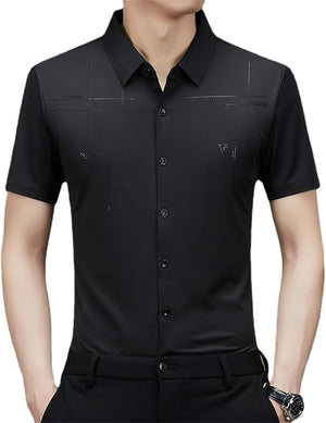 Chemise Homme en Soie Glacée Respirante