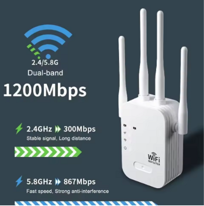 Boostez Votre Connexion WiFi avec le Répéteur Puissant 1200Mbps