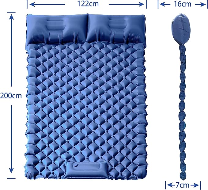 Matelas Gonflable Ultra Léger – Dormez Confortablement Partout 🌄🛌