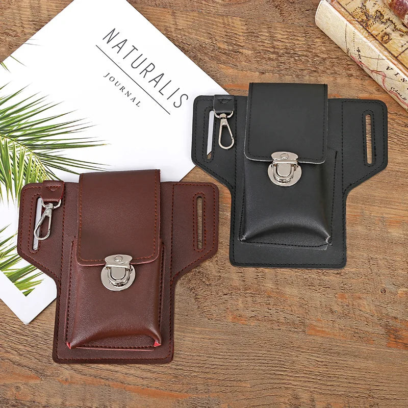 True leather belt pouch - Luxury and artisanal practicality