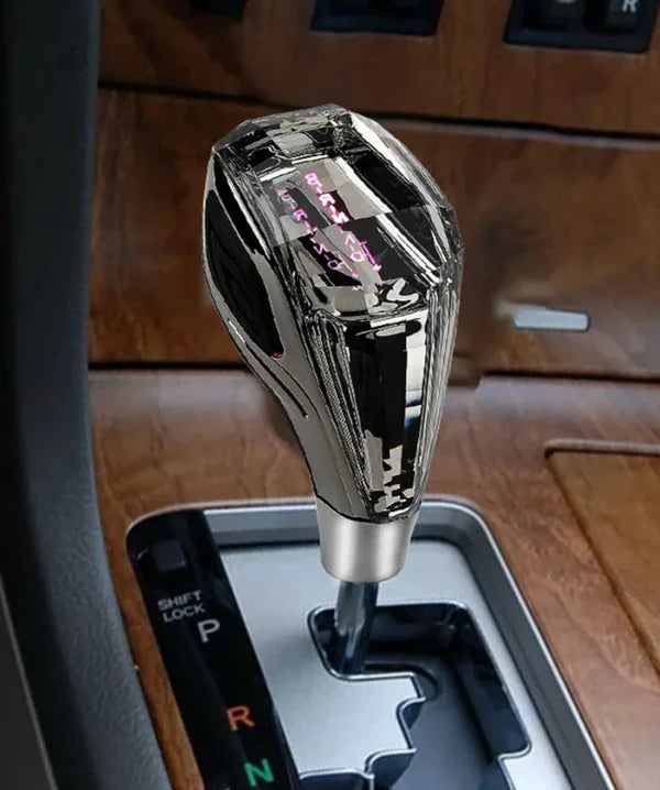 Universal crystal handle for car - LED gear lever knob
