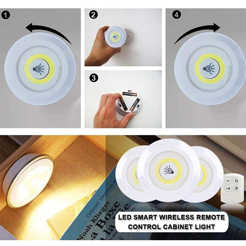 Lot de 3 Palets LED Lumineux avec Télécommande