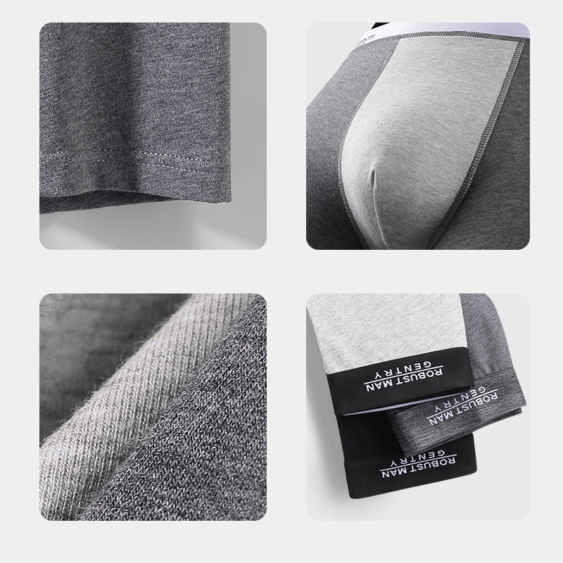 Boxers Respirants 95% cotton – Pack de 4 Pour Hommes