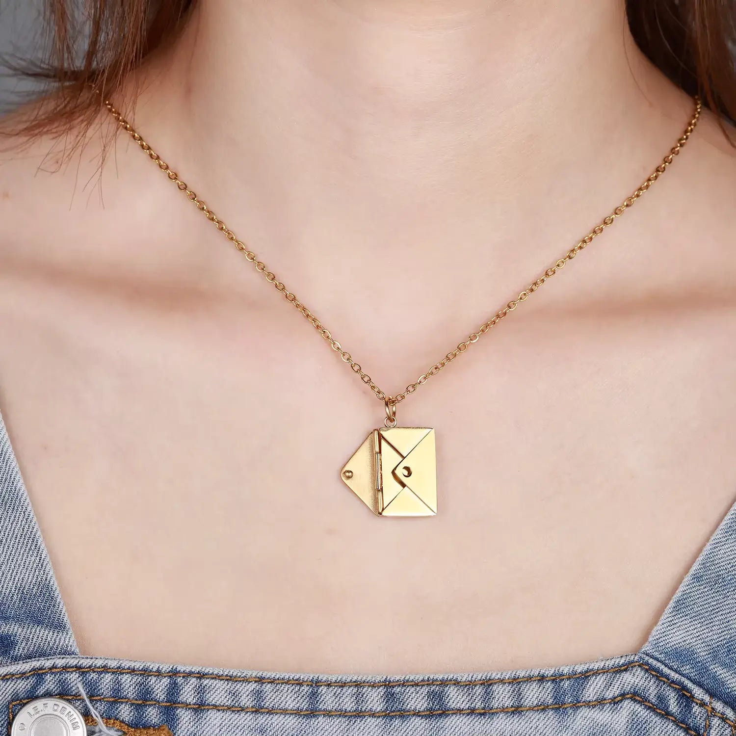 Collier Amour Secret en Acier
