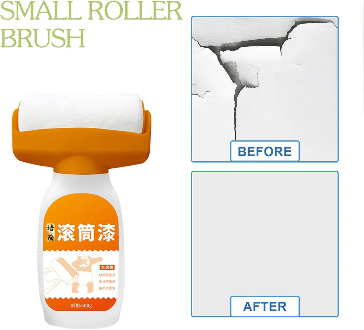 Outil de Peinture à Séchage Rapide - Réutilisable et Puissant pour Réparation des Murs