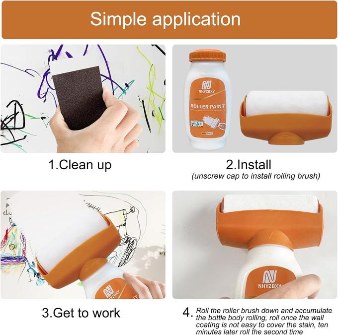 Outil de Peinture à Séchage Rapide - Réutilisable et Puissant pour Réparation des Murs