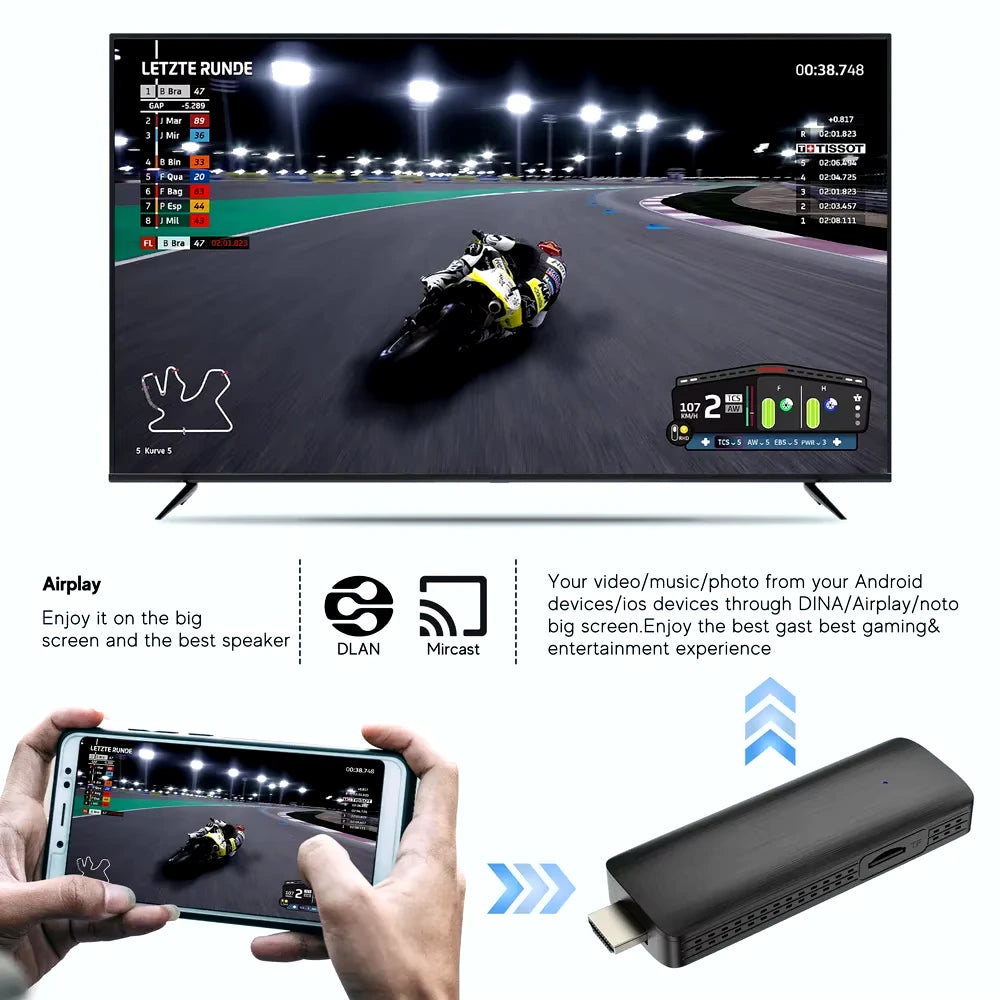 Pack Magique : Clé HDMI TV Android 4K Tout Inclus