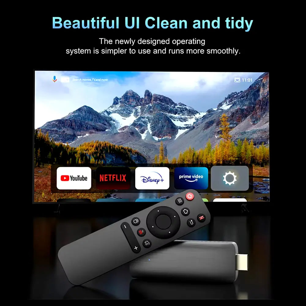 Pack Magique : Clé HDMI TV Android 4K Tout Inclus