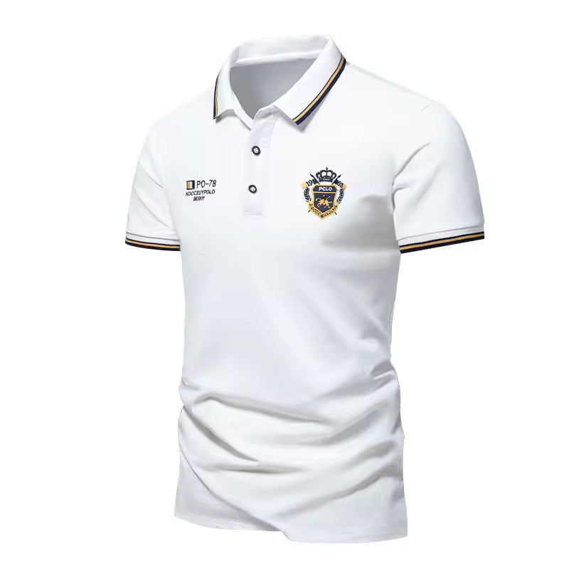 Breathable and comfortable uprising collar Polo