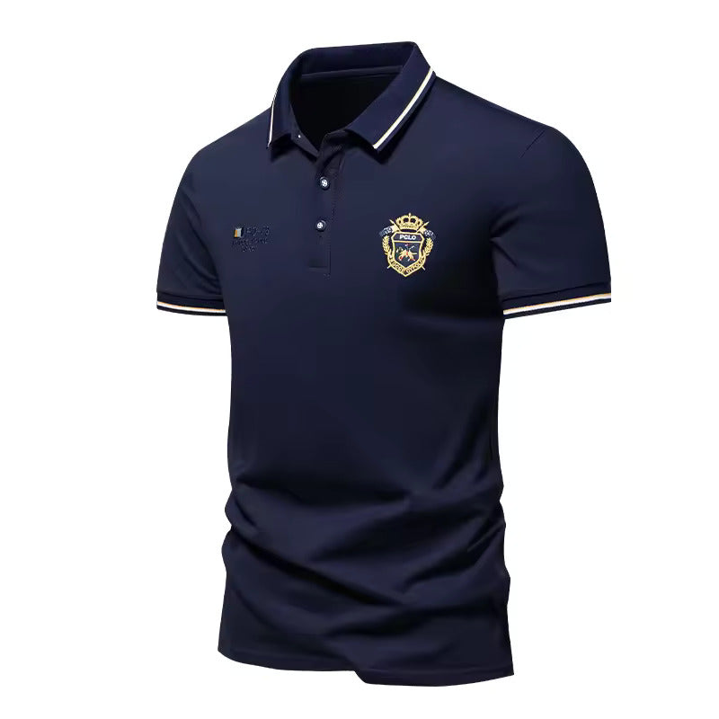 Breathable and comfortable uprising collar Polo