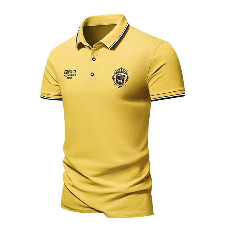 Breathable and comfortable uprising collar Polo
