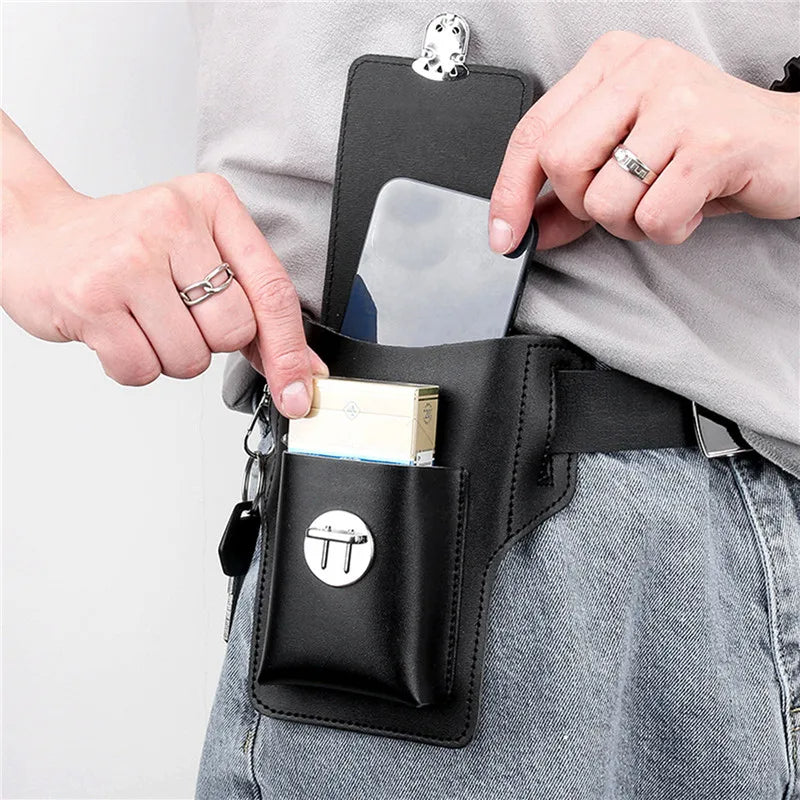 True leather belt pouch - Luxury and artisanal practicality