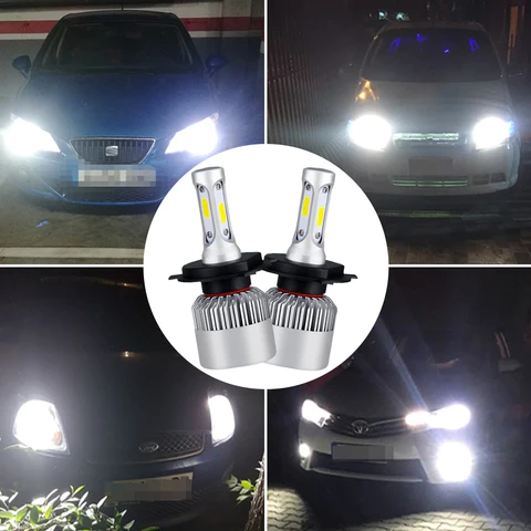 2 Phares LED de voiture Ultra Lumineux