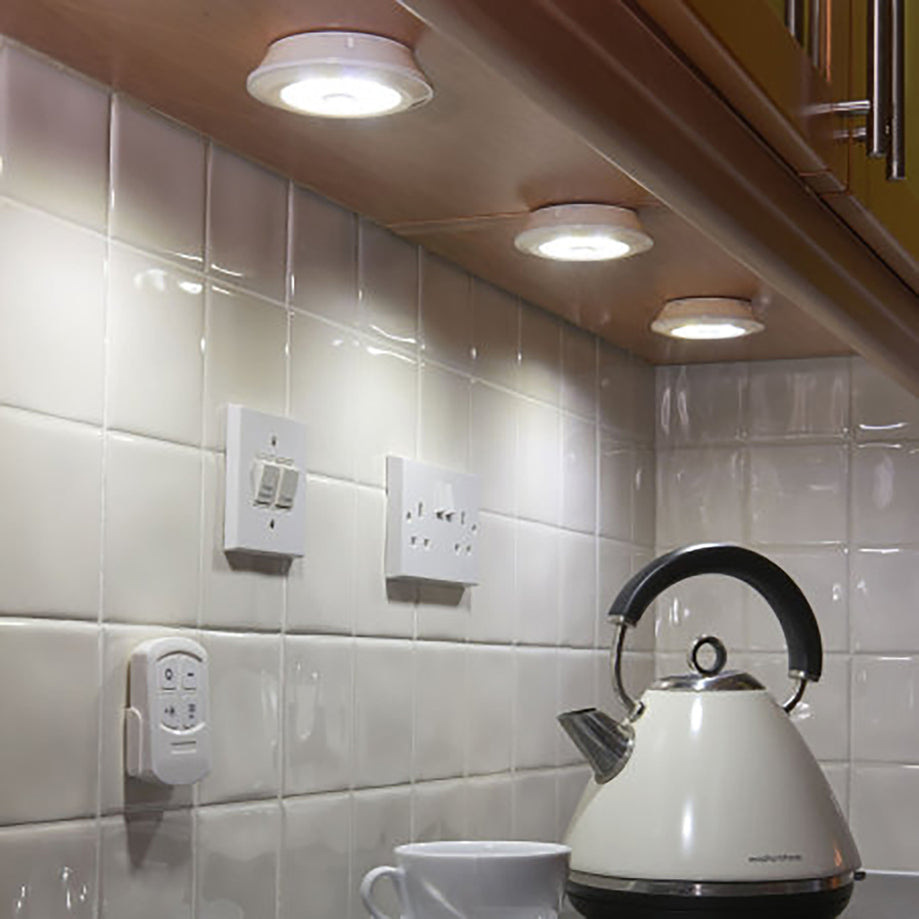 Lot de 3 Palets LED Lumineux avec Télécommande