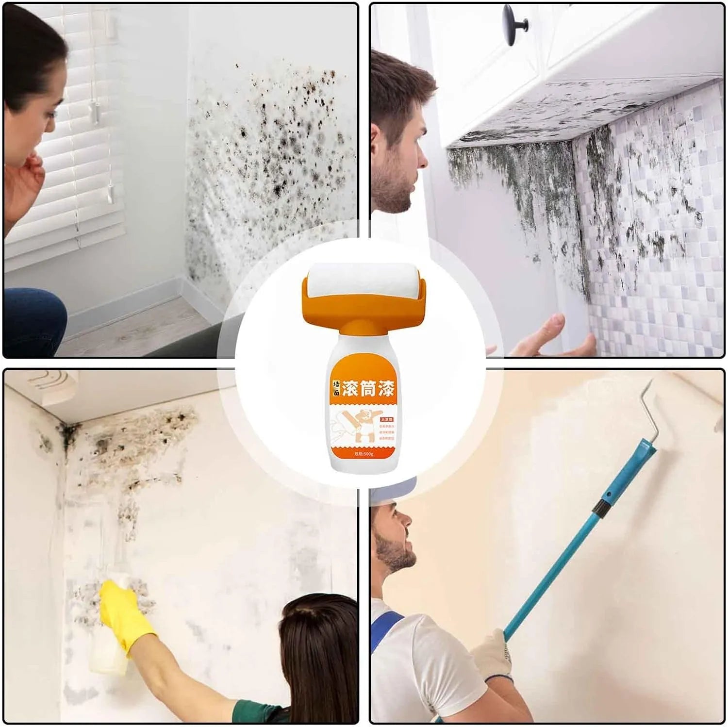 Outil de Peinture à Séchage Rapide - Réutilisable et Puissant pour Réparation des Murs