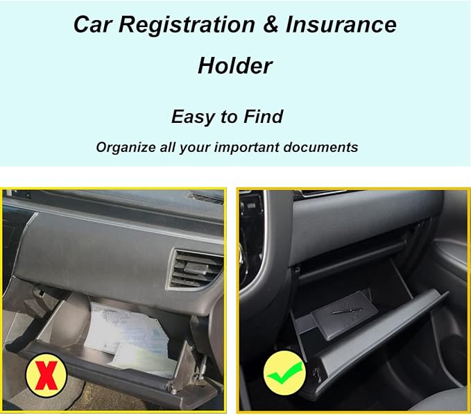 Organiseur de Documents de Voiture Haute Qualité