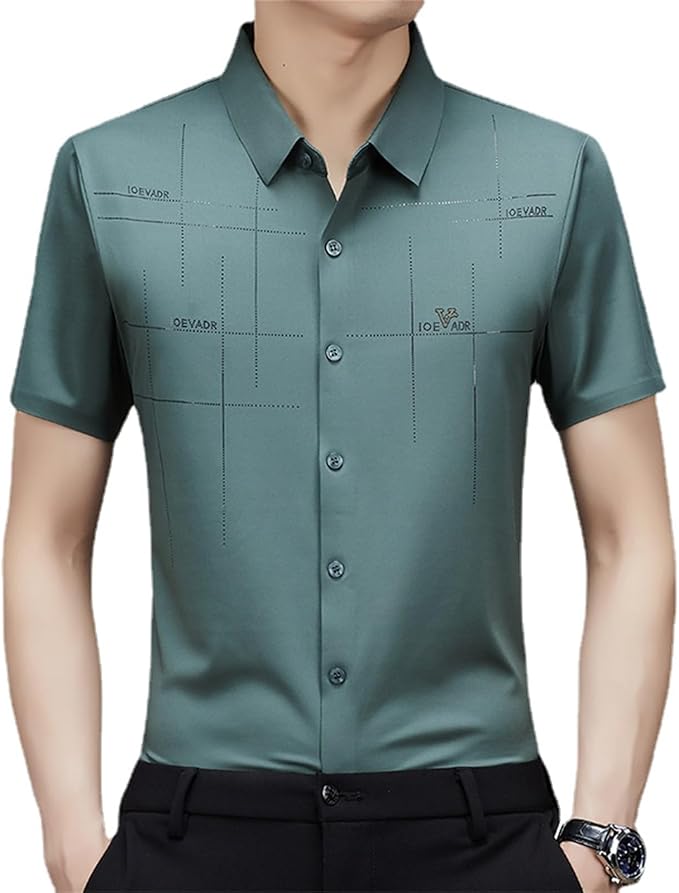 Chemise Homme en Soie Glacée Respirante