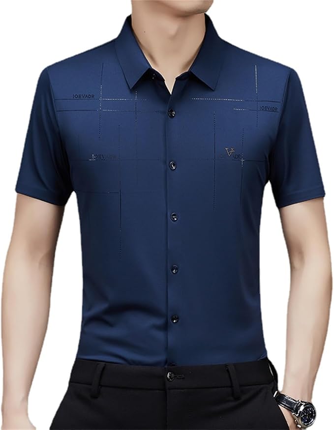 Chemise Homme en Soie Glacée Respirante