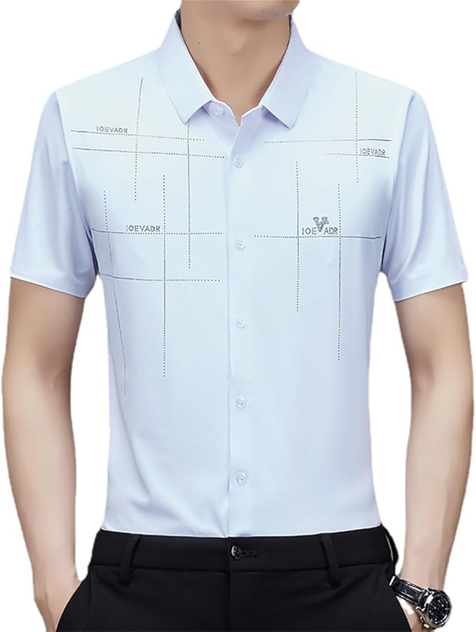 Chemise Homme en Soie Glacée Respirante