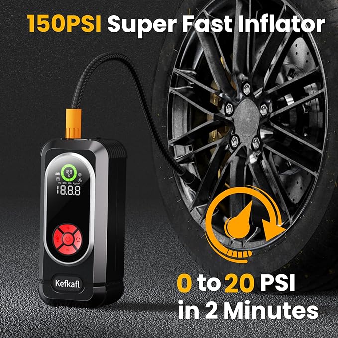 Booster de Batterie Voiture avec Pompe à Air – Idéal pour Urgences Auto