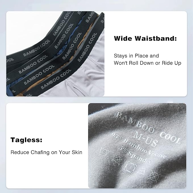 Boxers Ultra-Confort Respirants – Pack de 4 Pour Hommes