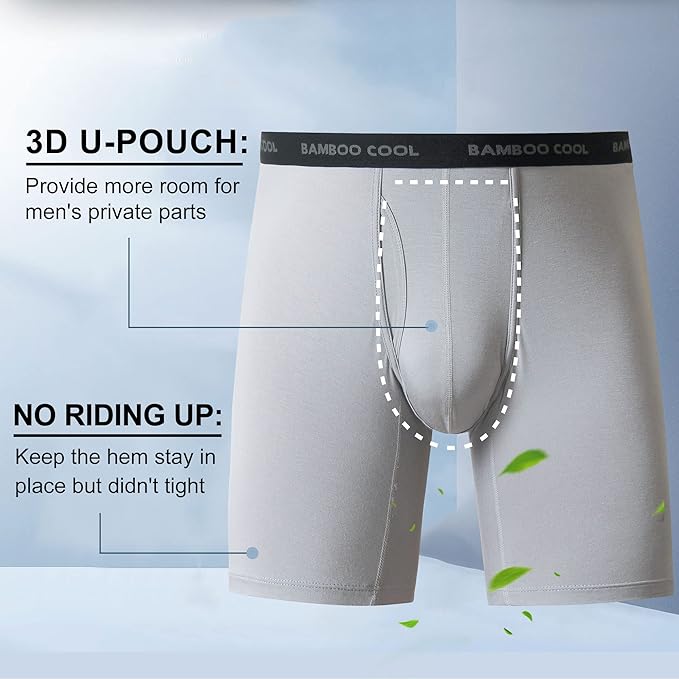 Boxers Ultra-Confort Respirants – Pack de 4 Pour Hommes