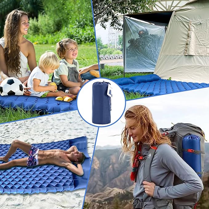 Matelas Gonflable Ultra Léger – Dormez Confortablement Partout 🌄🛌