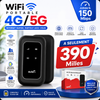 Routeur WiFi Portable Rechargeable 4G/5G – Compatible Toutes Cartes SIM