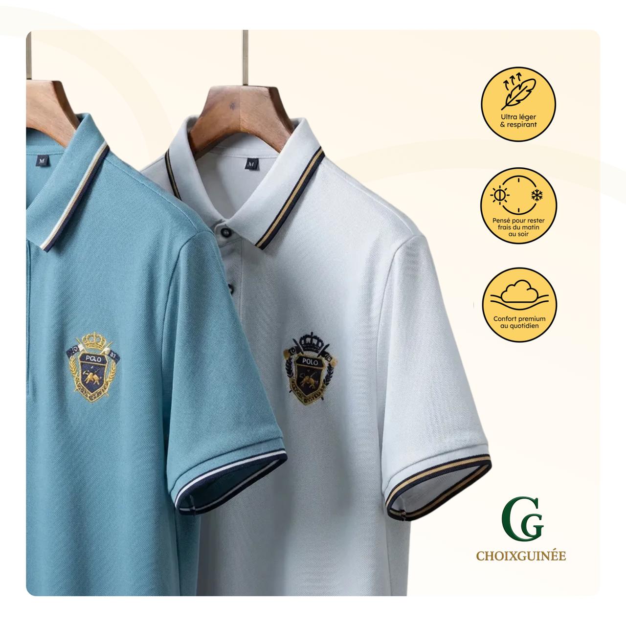 Breathable and comfortable uprising collar Polo