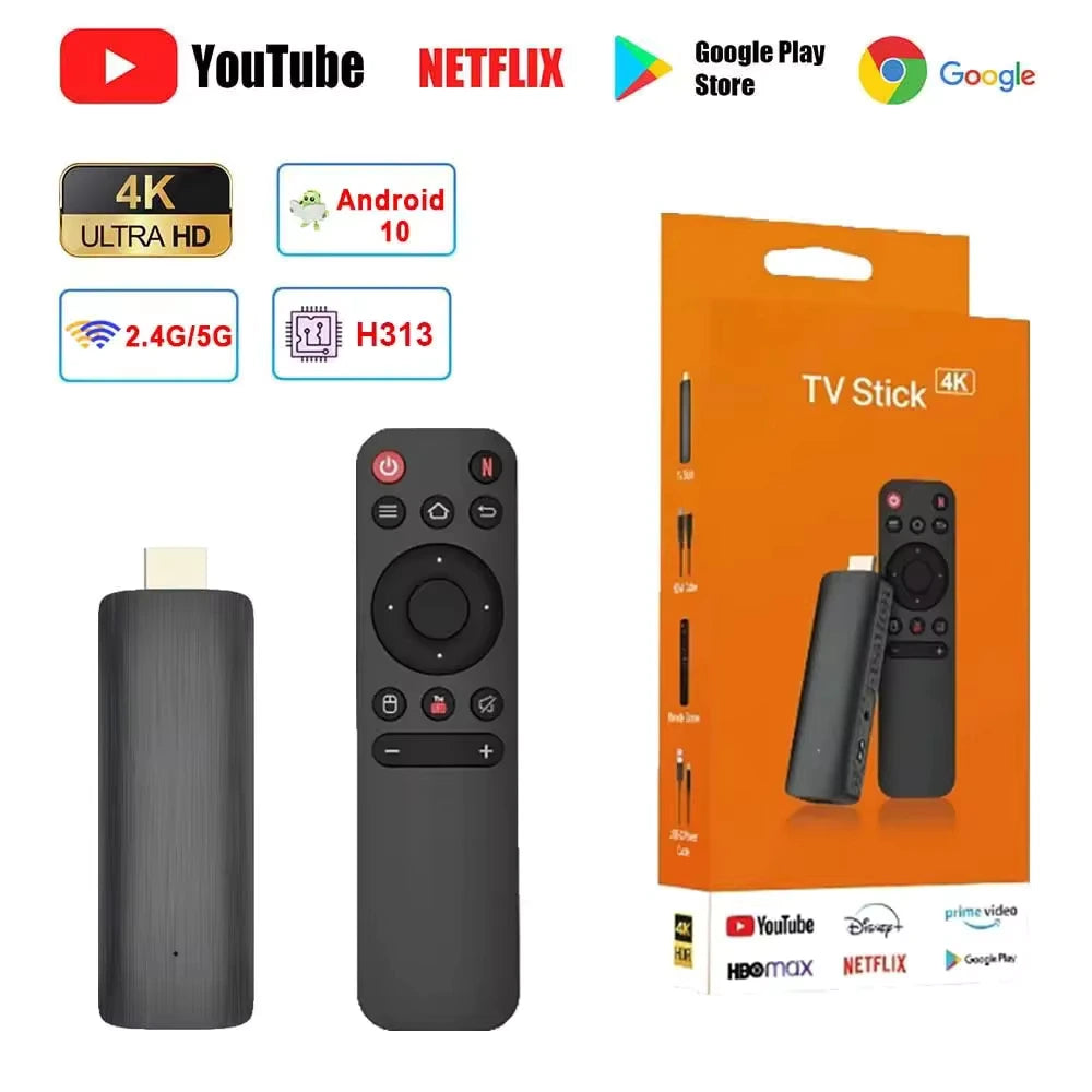 Pack Magique : Clé USB TV Android 4K Tout Inclus