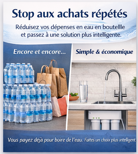 Système de Filtration d’Eau Premium pour Cuisine – Eau Pure, Économies Durables